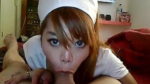 Asian Escort Nurse sucks dick until facial